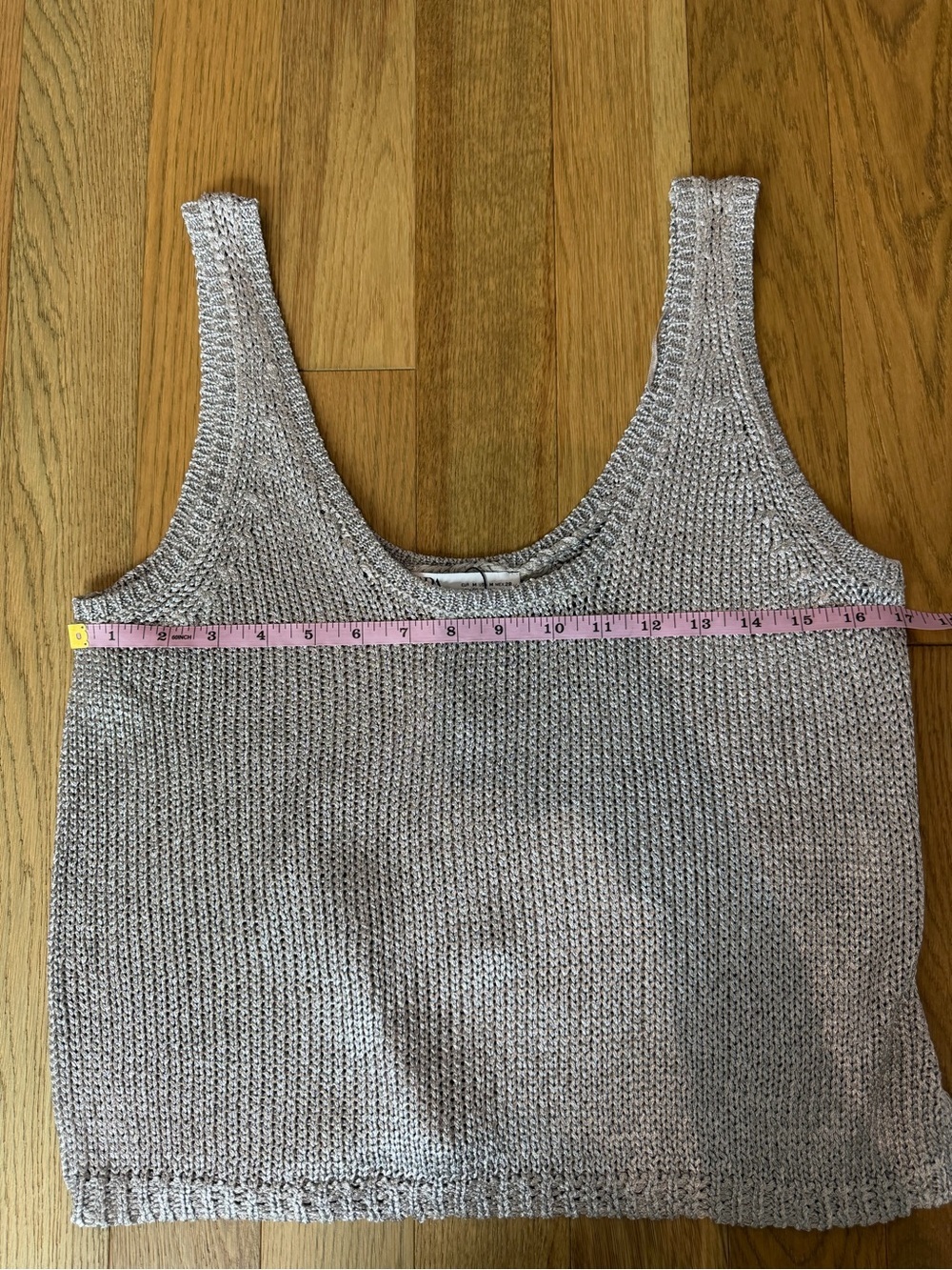 ✨ Zara Knit Mesh Crop 2-Tank Bundle , Size Medium✨ - Picture 12 of 16